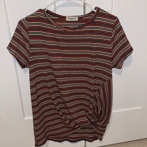 Multi colored striped shirt!